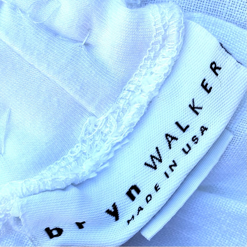 Bryn Walker White Midi Tiered Skirt (Altered) Sz Medium - Picture 2 of 6